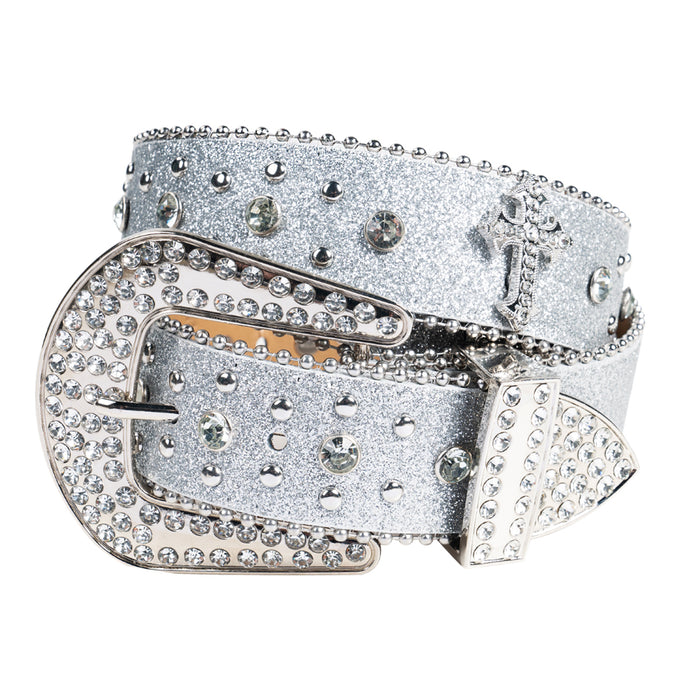 Premium Straps Men Women Western Fashion Bling Bling Rhinestones Crystal Diamond Belt