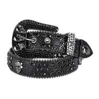 Premium Strap Men Women Western Fashion Bling Bling Rhinestone Crystal Diamond Belts