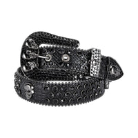 Premium Strap Men Women Western Fashion Bling Bling Rhinestone Crystal Diamond Belts