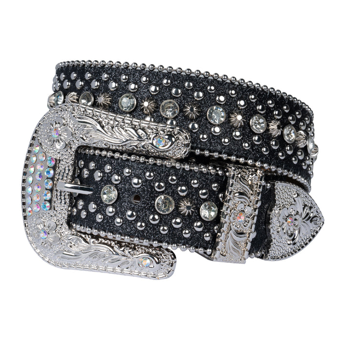 Premium Strap Men Women Bling Bling Rhinestones Crystal Diamond Belts