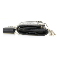 Men's 4” Leather “2nd Amendment” Tri-Fold Wallet w/ Anti-Theft Stainless Steel Chain