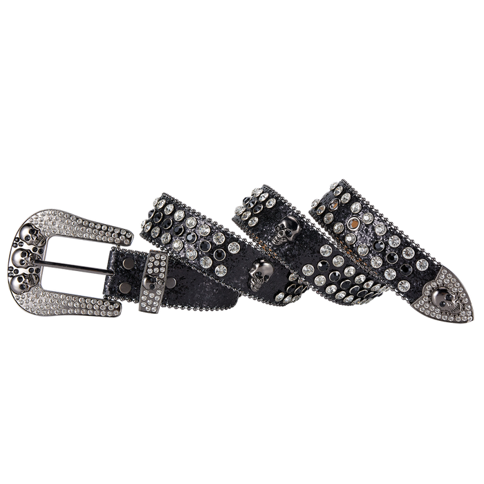 Premium Strap Men Women Western Fashion Bling Bling Rhinestones Crystal Diamond Belts