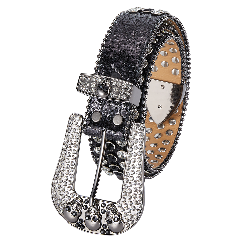 Premium Strap Men Women Western Fashion Bling Bling Rhinestones Crystal Diamond Belts