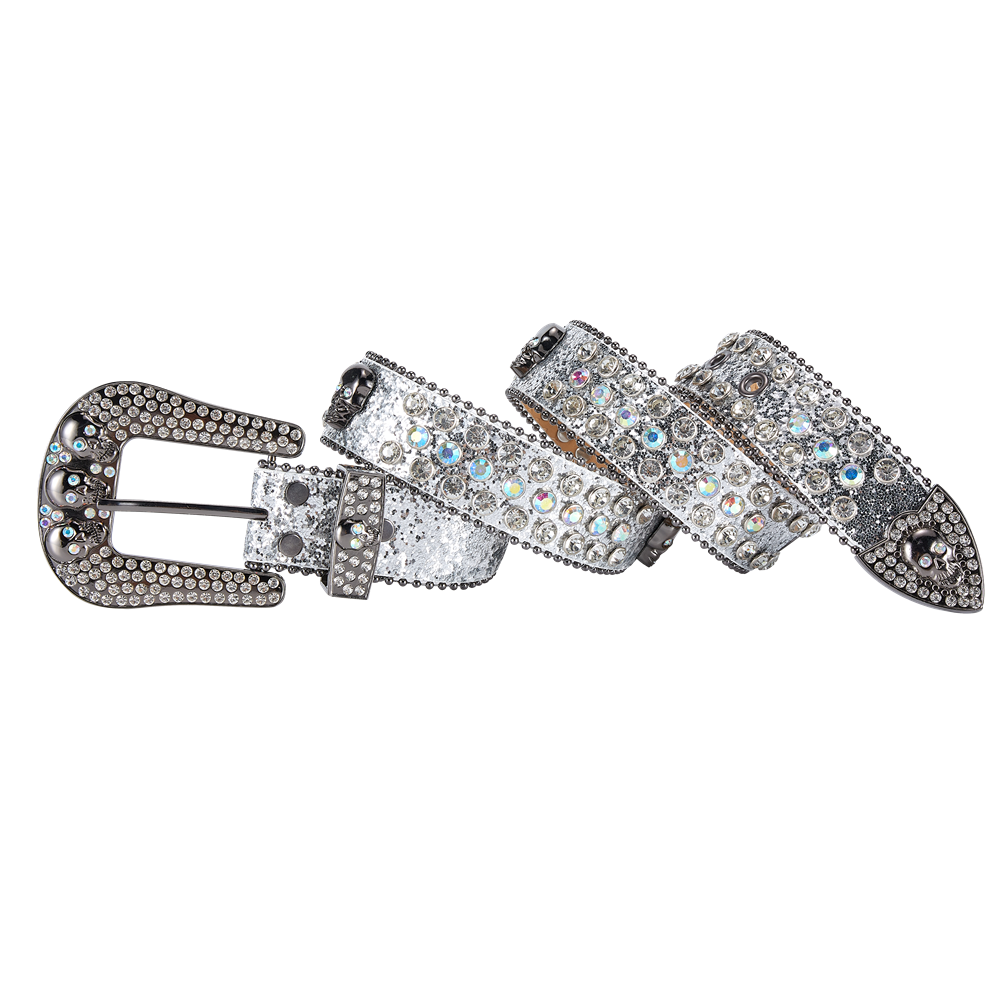 Premium Strap Men Women Western Fashion Bling Bling Rhinestones Diamond Belts