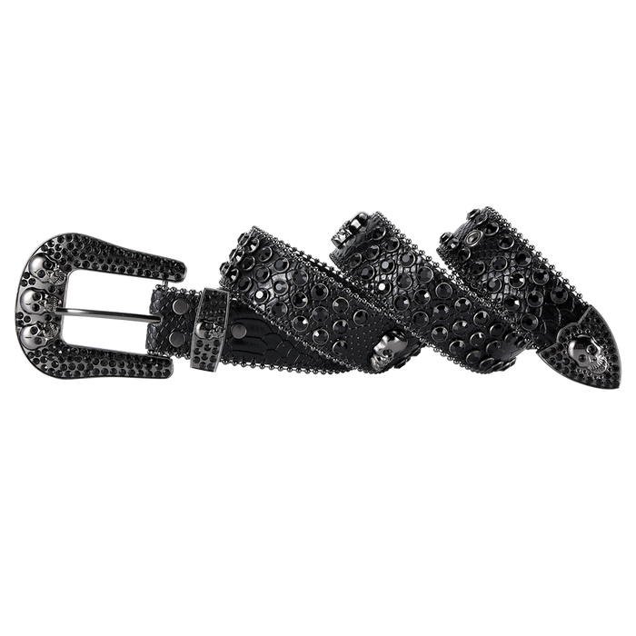 Premium Strap Men Women Western Fashion Bling Bling Rhinestone Crystal Diamond Belts