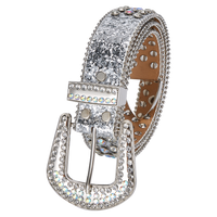 Premium Strap Men Women Western Fashion Bling Bling Rhinestones Crystal Diamond Belts
