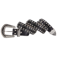 Premium Strap Men Women Western Fashion Bling Bling Rhinestones Crystal Diamonds Belt