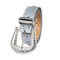 Premium Straps Men Women Western Fashion Bling Bling Rhinestones Crystal Diamond Belt