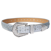 Premium Straps Men Women Western Fashion Bling Bling Rhinestones Crystal Diamond Belt
