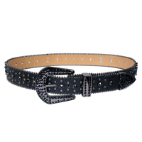 Premium Straps Men Women Western Fashion Bling Bling Rhinestone Crystal Diamond Belt