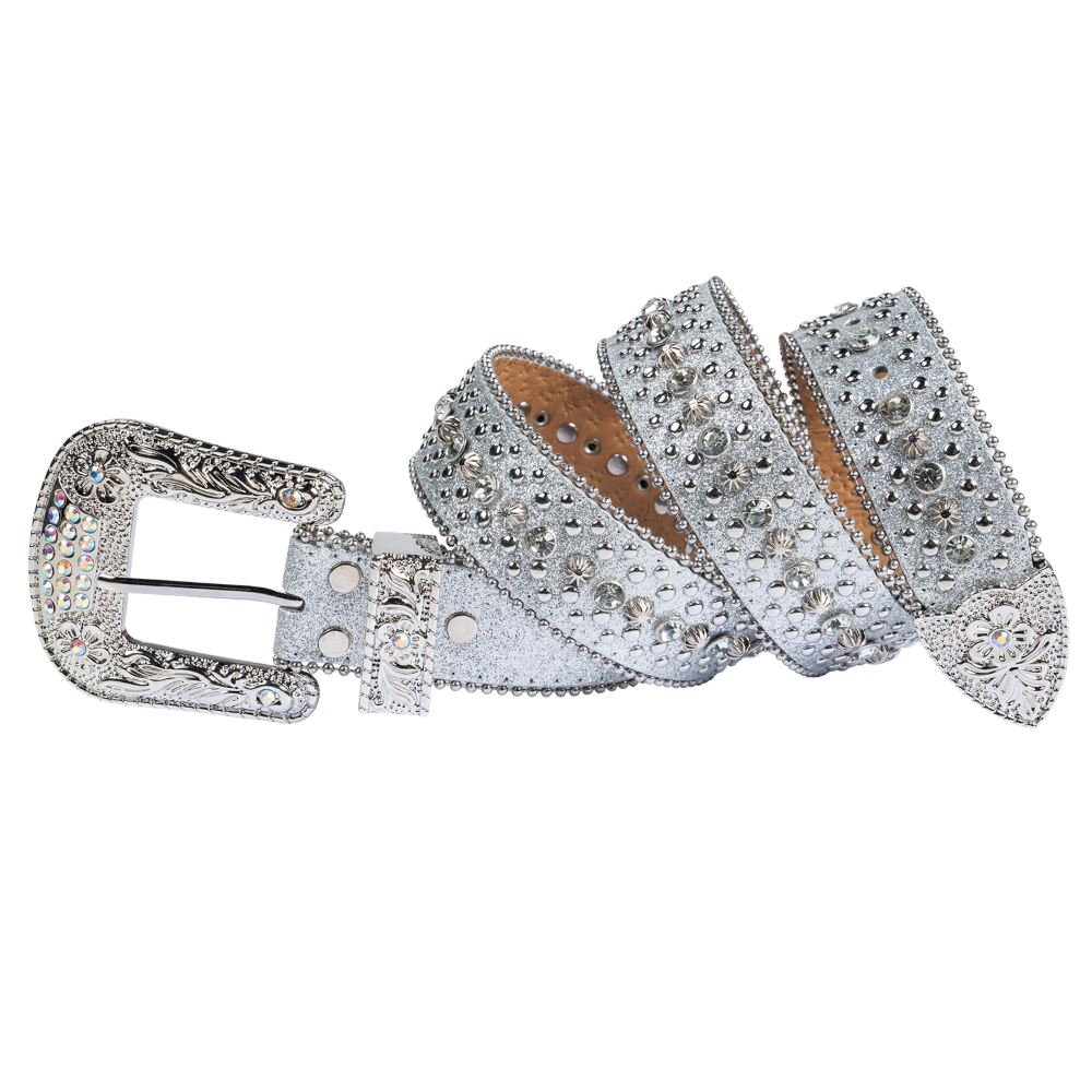 Premium Strap Men Women Fashion Bling Bling Rhinestones Crystal Diamond Belts