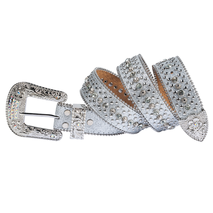Premium Strap Men Women Fashion Bling Bling Rhinestones Crystal Diamond Belts