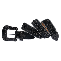 Premium Straps Men Women Western Fashion Bling Bling Rhinestones Crystal Diamond Belts
