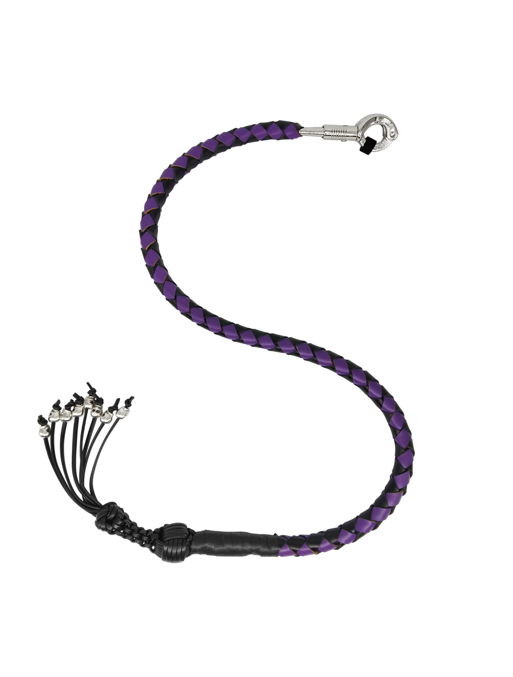 Dream Apparel Get Back Whip Black Leather Motorcycle Accessory