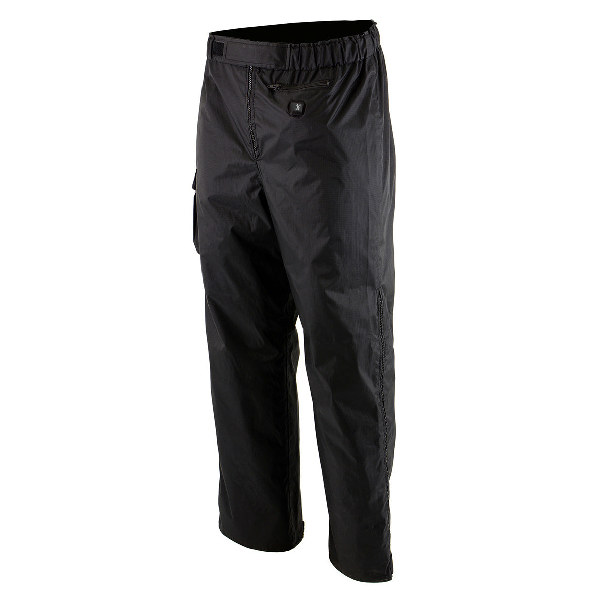 Men's Heated Riding Over Pants MPM5715SET Black Textile Water Resistant