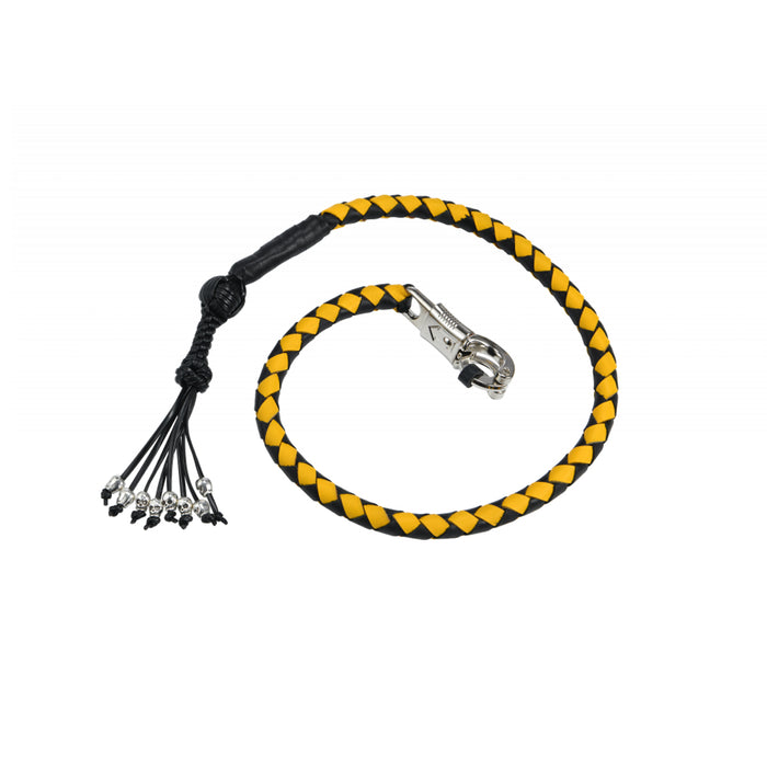 36" Get Back Whip Black/Yellow