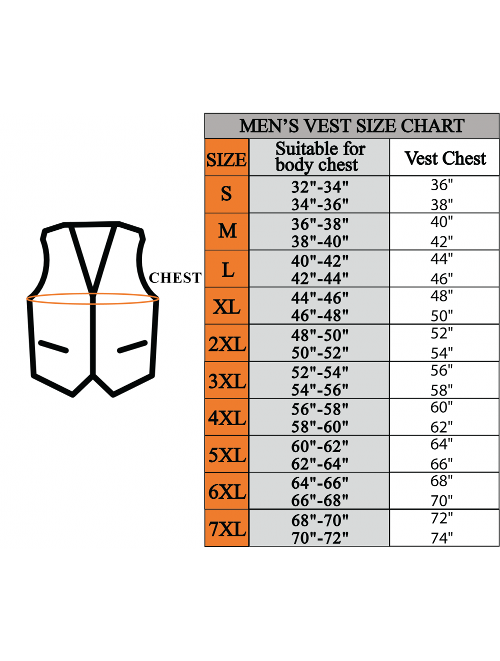 Mens Black Denim & Leather Motorcycle Club Vest Red Thread Zipper Front, Diamond Padding