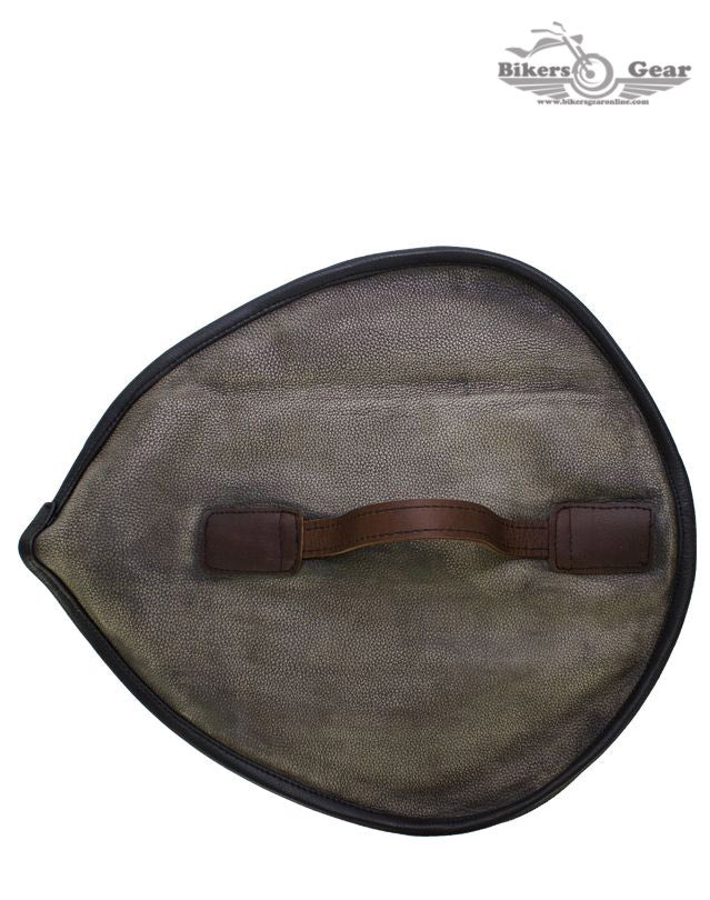 Distressed Brown Leather Gun Case