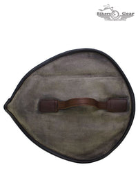 Distressed Brown Leather Gun Case