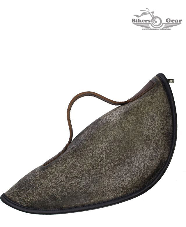Distressed Brown Leather Gun Case