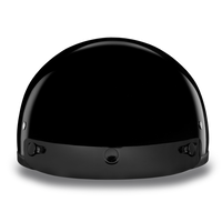 D.O.T. DAYTONA SKULL CAP- HI-GLOSS BLACK