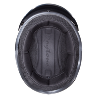 D.O.T. DAYTONA SKULL CAP- HI-GLOSS BLACK