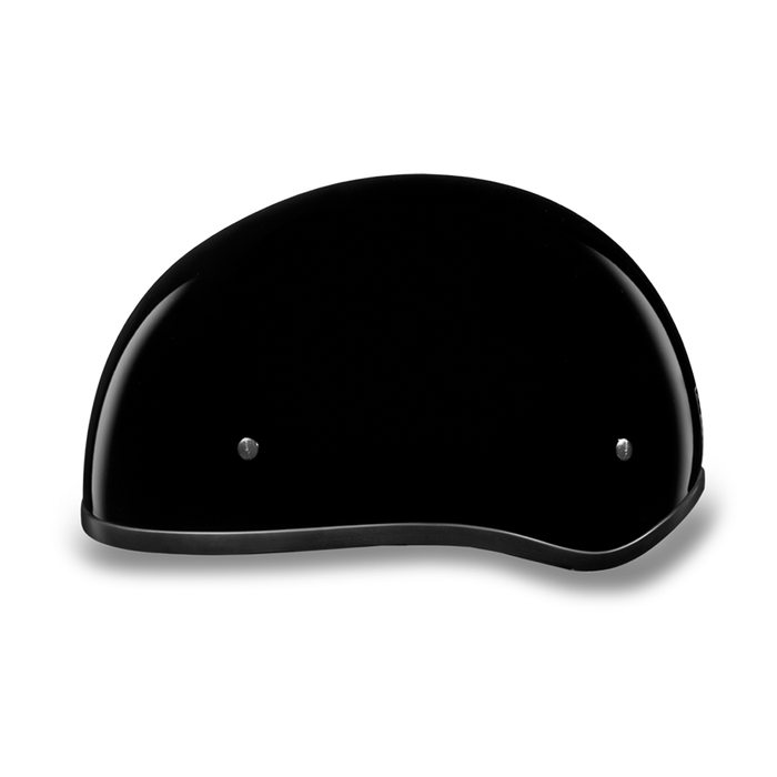 D.O.T. DAYTONA SKULL CAP W/O VISOR- HI-GLOSS BLACK