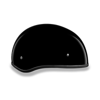 D.O.T. DAYTONA SKULL CAP W/O VISOR- HI-GLOSS BLACK