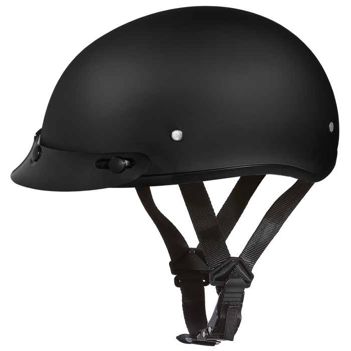D.O.T. DAYTONA SKULL CAP- DULL BLACK