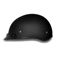 D.O.T. DAYTONA SKULL CAP- DULL BLACK