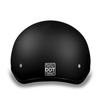 D.O.T. DAYTONA SKULL CAP- DULL BLACK