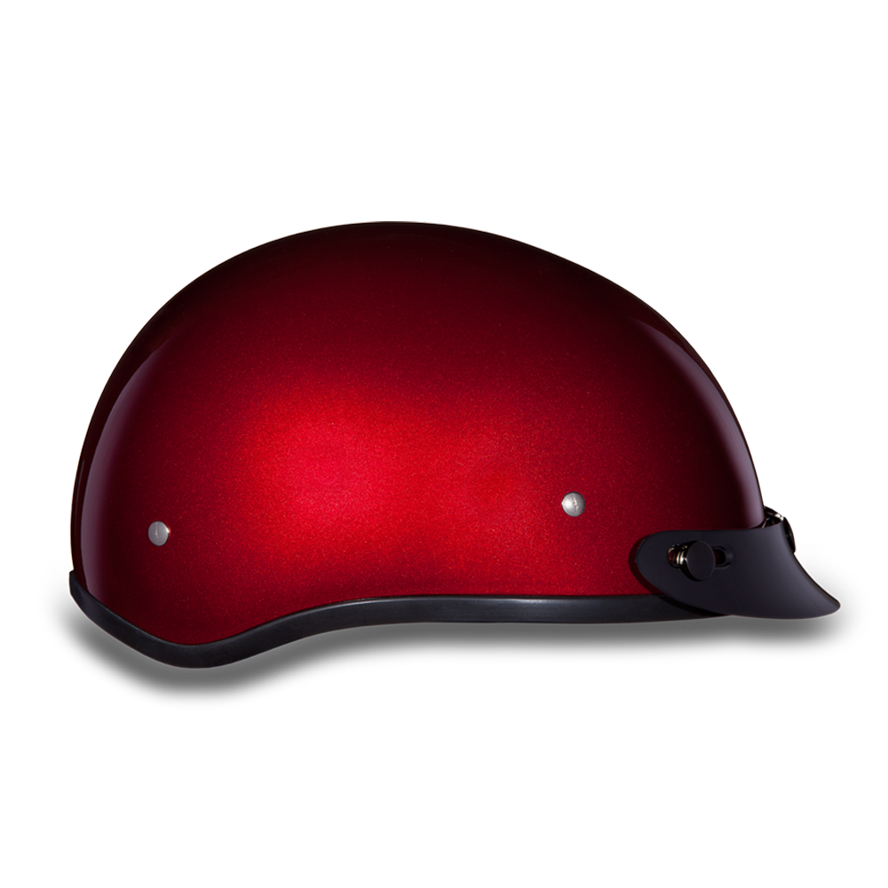 D.O.T. DAYTONA SKULL CAP- BLACK CHERRY
