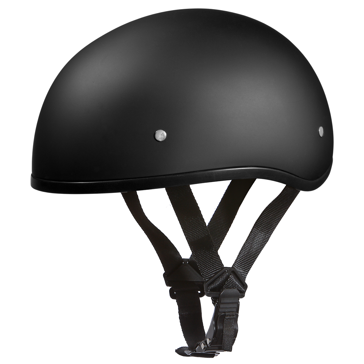 D.O.T. DAYTONA SKULL CAP W/O VISOR- DULL BLACK