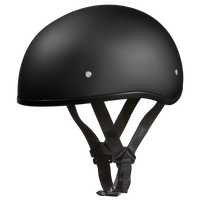 D.O.T. DAYTONA SKULL CAP W/O VISOR- DULL BLACK