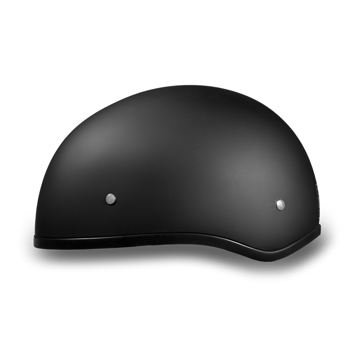 D.O.T. DAYTONA SKULL CAP W/O VISOR- DULL BLACK
