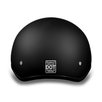 D.O.T. DAYTONA SKULL CAP W/O VISOR- DULL BLACK