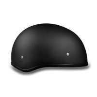 D.O.T. DAYTONA SKULL CAP W/O VISOR- DULL BLACK
