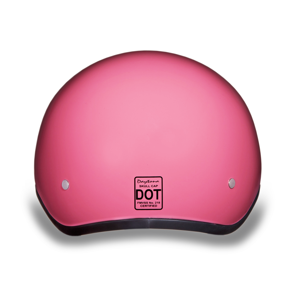 D.O.T. DAYTONA SKULL CAP- HI-GLOSS PINK