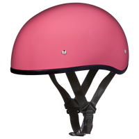 D.O.T. DAYTONA SKULL CAP W/O VISOR- HI-GLOSS PINK
