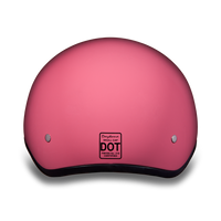 D.O.T. DAYTONA SKULL CAP W/O VISOR- HI-GLOSS PINK