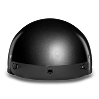 D.O.T. DAYTONA SKULL CAP- GUN METAL GREY METALLIC