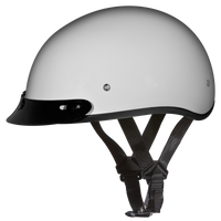 D.O.T. DAYTONA SKULL CAP- PEARL WHITE