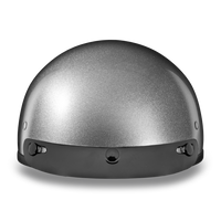 D.O.T. DAYTONA SKULL CAP- SILVER METALLIC