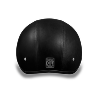 DAYTONA HELMETS D.O.T. DAYTONA SKULL CAP W/O VISOR LEATHER COVERED