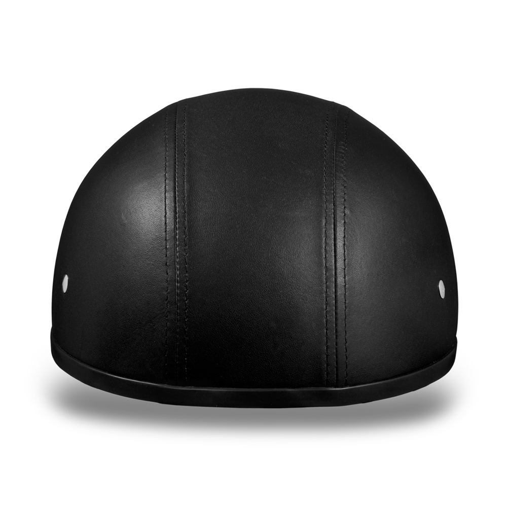DAYTONA HELMETS D.O.T. DAYTONA SKULL CAP W/O VISOR LEATHER COVERED
