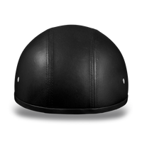 DAYTONA HELMETS D.O.T. DAYTONA SKULL CAP W/O VISOR LEATHER COVERED