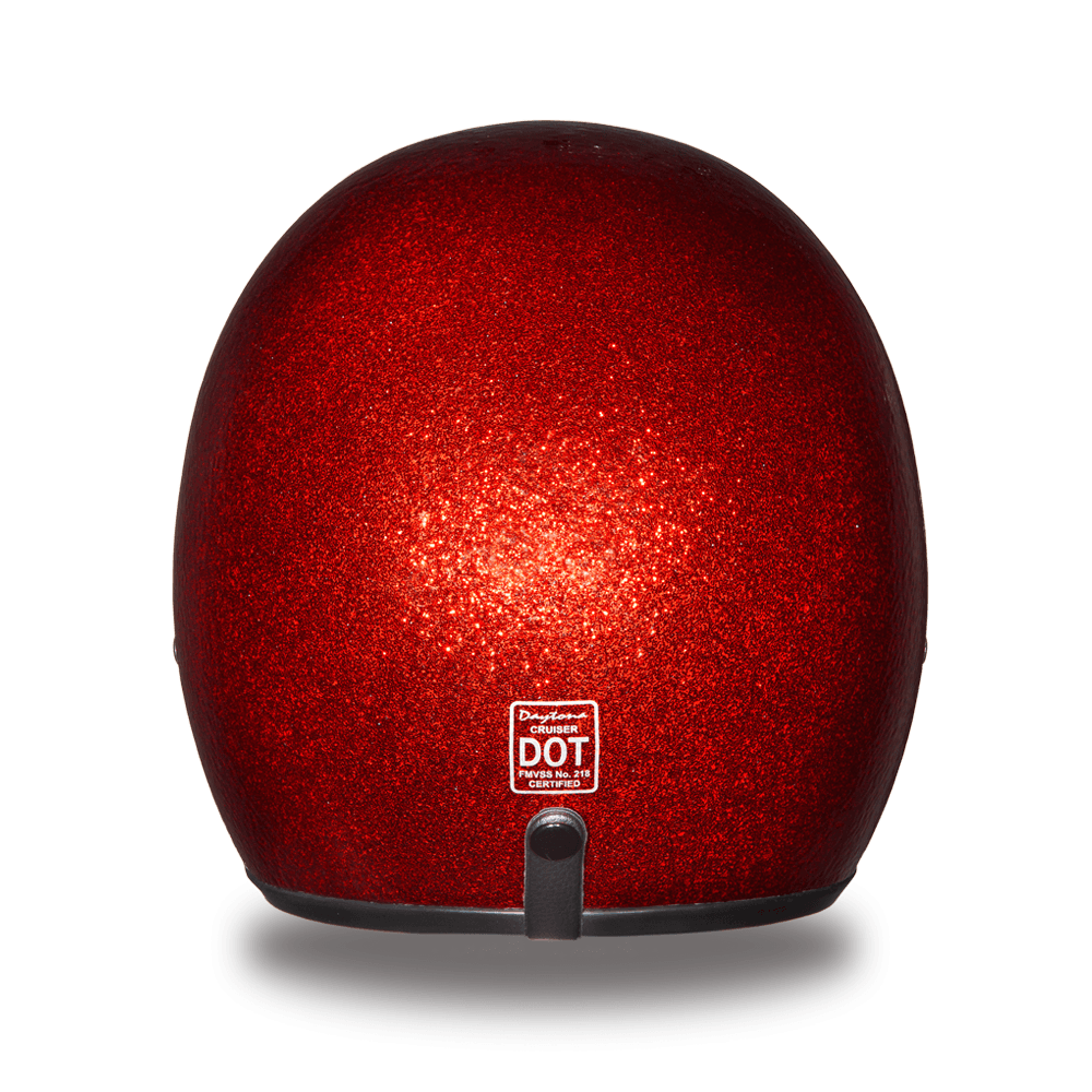 D.O.T. DAYTONA CRUISER- RED METAL FLAKE
