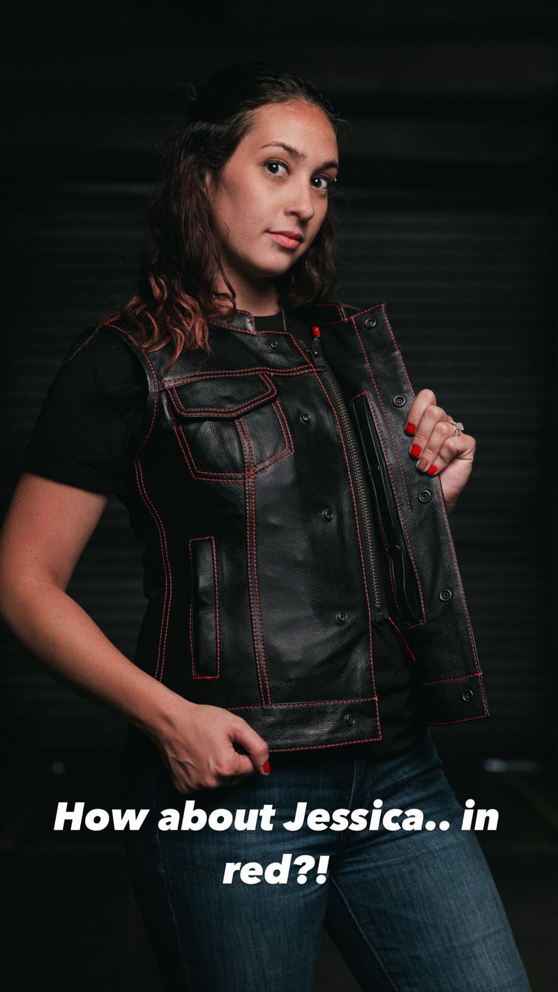 ladies Leather Vest