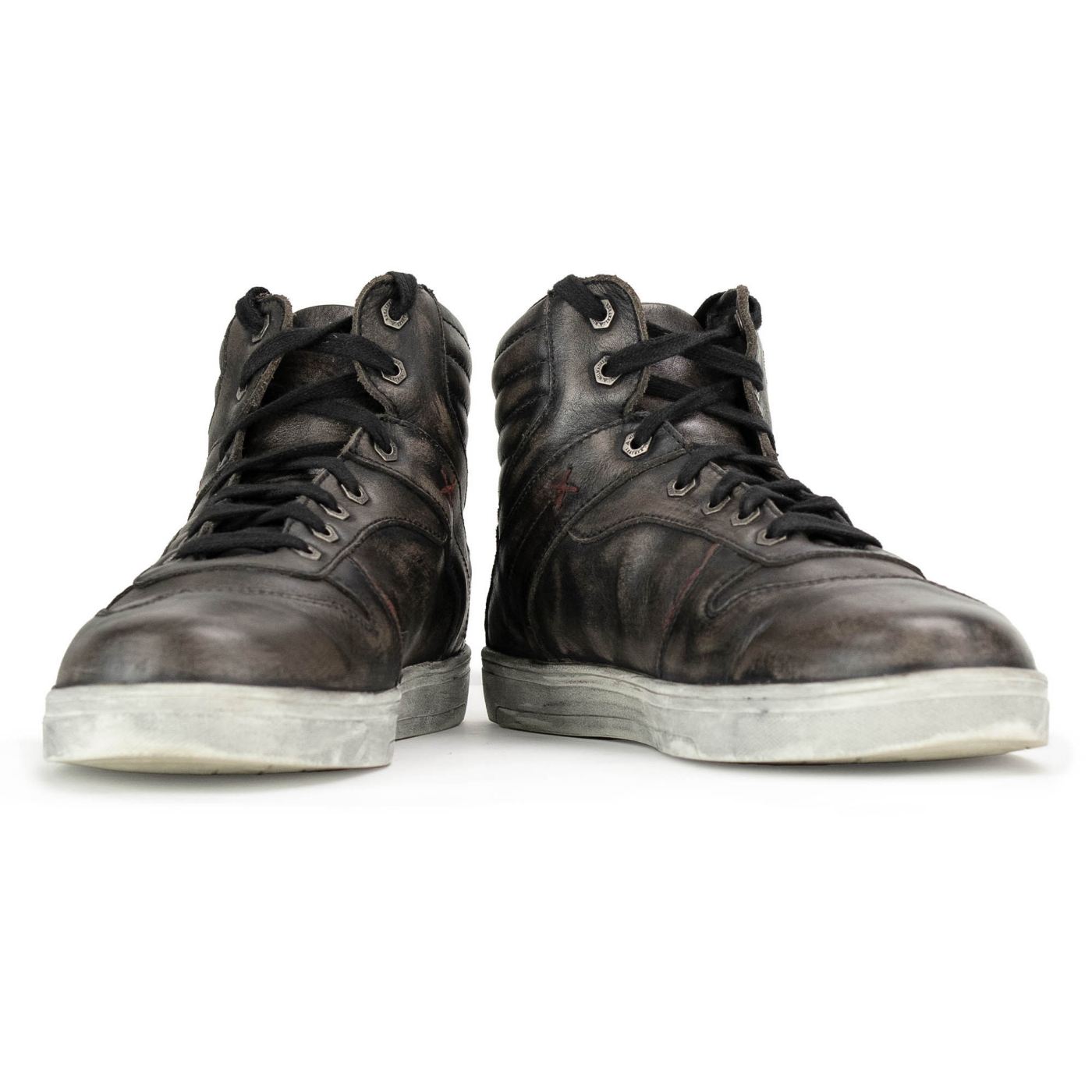 MBM9152 High-Top Biker Riding Shoes Waterproof Black