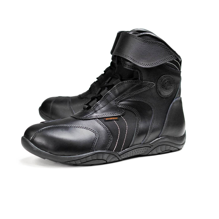 Milwaukee Leather Troop Sport Men's Waterproof Motorcycle Boots Black